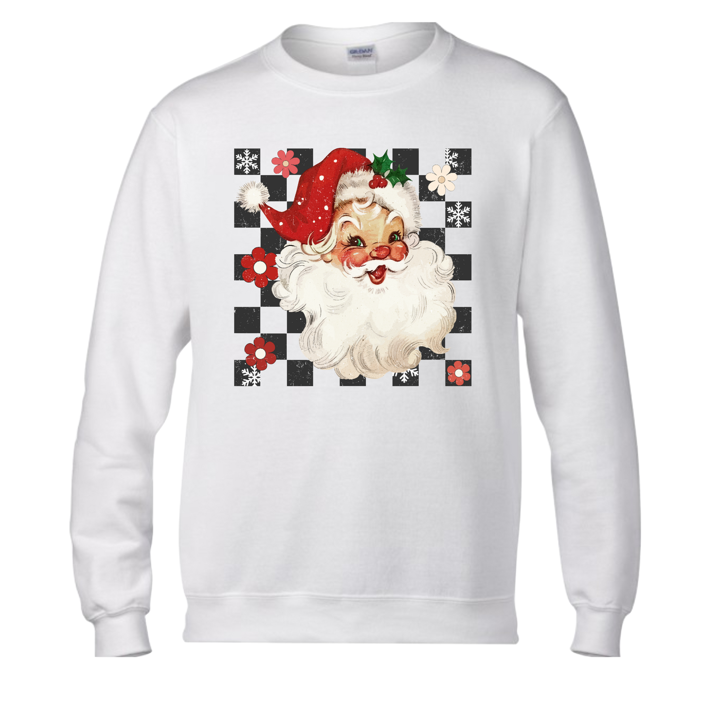 Checkered Santa