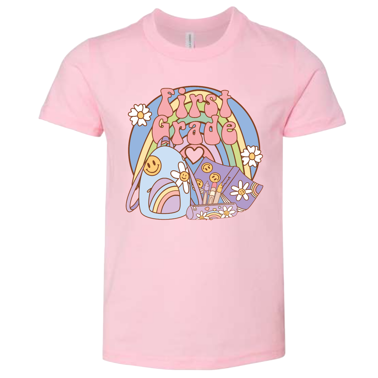 Back to School Girl Bella Canvas Tee