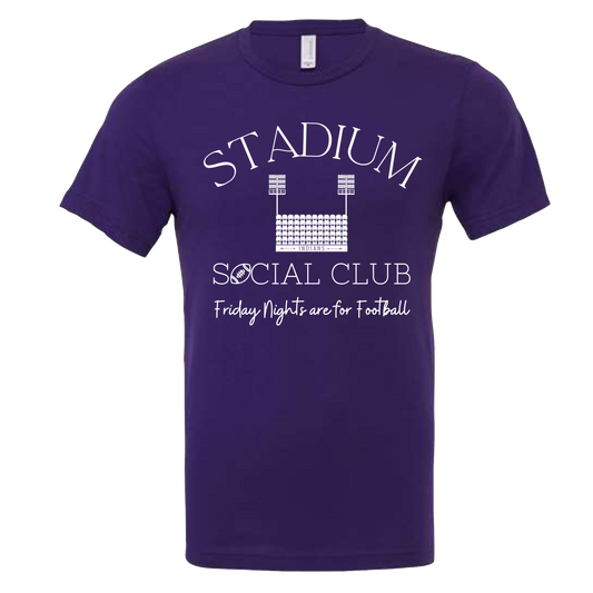 Stadium Social Club Tee - Bella Canvas