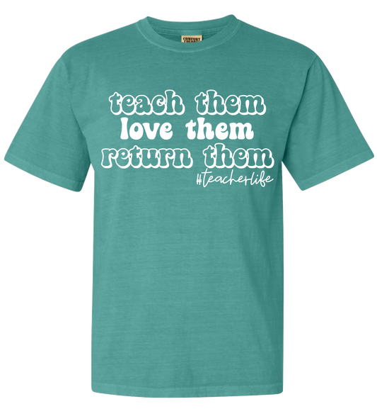 Teacher Appreciation Tee - Comfort Colors PUFF
