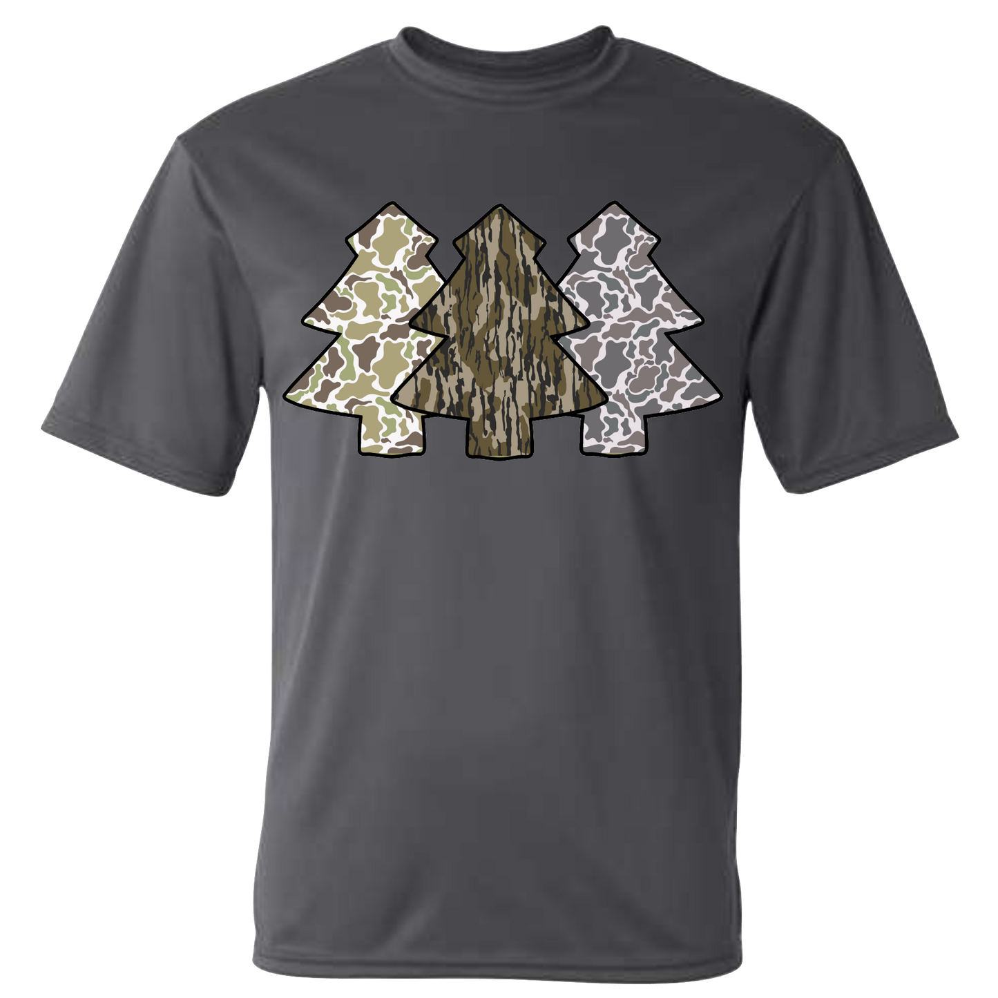 Boys Camo Tree Performance Tee