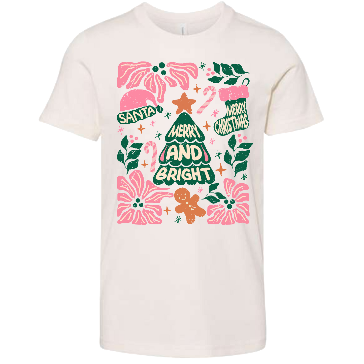 Holiday Vibes Christmas Tee